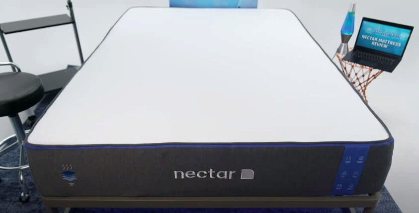 Nectar mattress in the studio