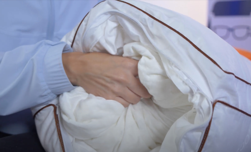 Inside the saatva latex pillow