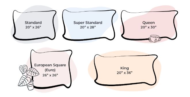 Bed Pillow Sizes Guide