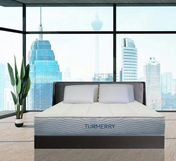 Egg Crate Mattress - 10 inch / King / Medium ( Medium Medium Firm Layers ) - Turmerry