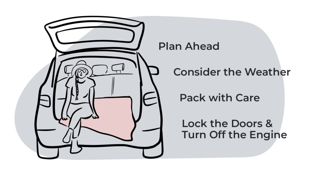 Tips to sleep in a car