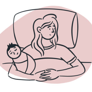 Parent sleeping with child