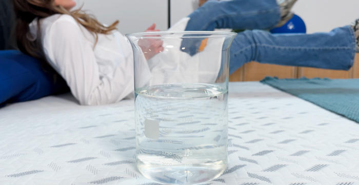 ripple test on the nectar classic memory foam mattress