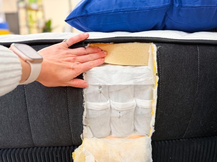 construction of the titan core plus mattress 3