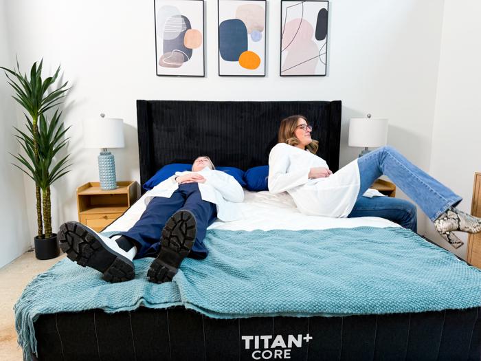 partner test on the titan core plus mattress 3