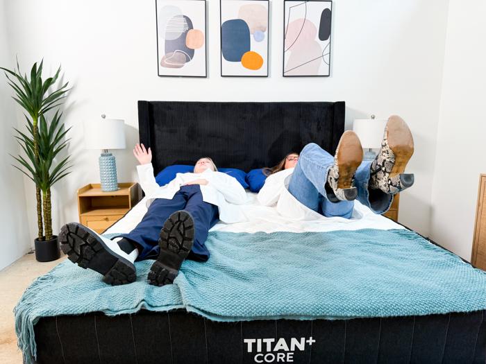 partner test on the titan core plus mattress 5