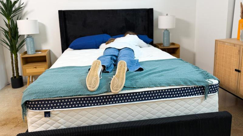 stomach sleeping on the winkbed luxury firm mattress 4