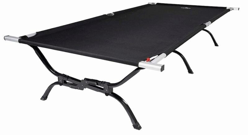 padded camping cot