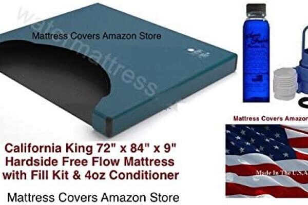 sanctuary free flow king size hardside waterbed mattress