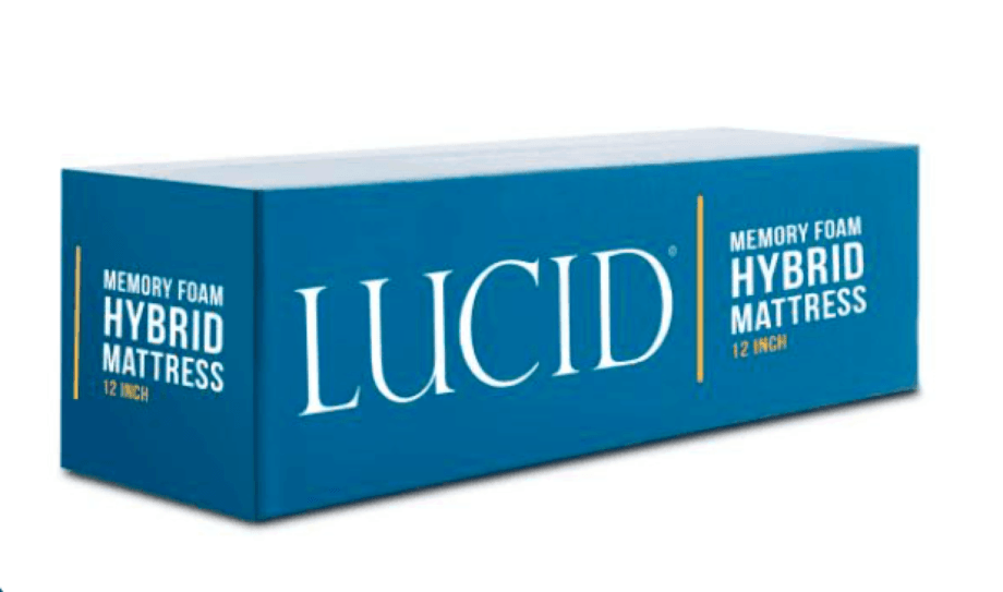 lucid 12 inch hybrid mattress