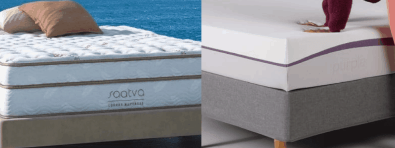 purple v saatva mattress